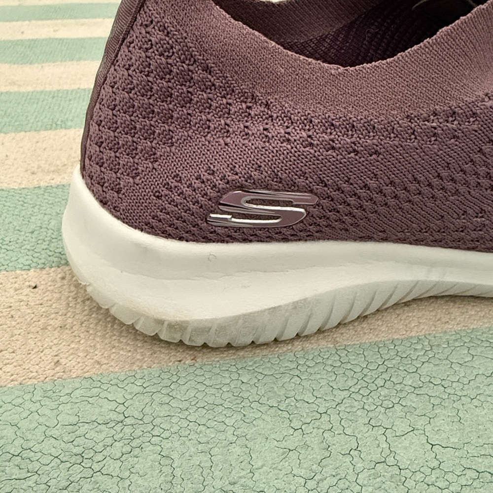 Skechers Women's Purple Ultra Flex Knit Statements - Picture 2 of 7